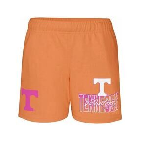 NWT Girls Gen 2 Tennessee Volunteers Shorts Medium 10/12 Orange With Pink